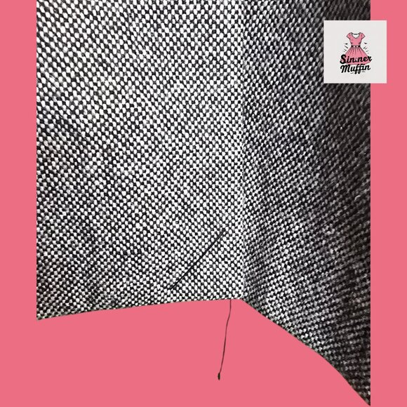 Vintage GUESS Tweed Trench Coat - Small, Double-Breasted & Belted - Like New - Picture 8 of 11